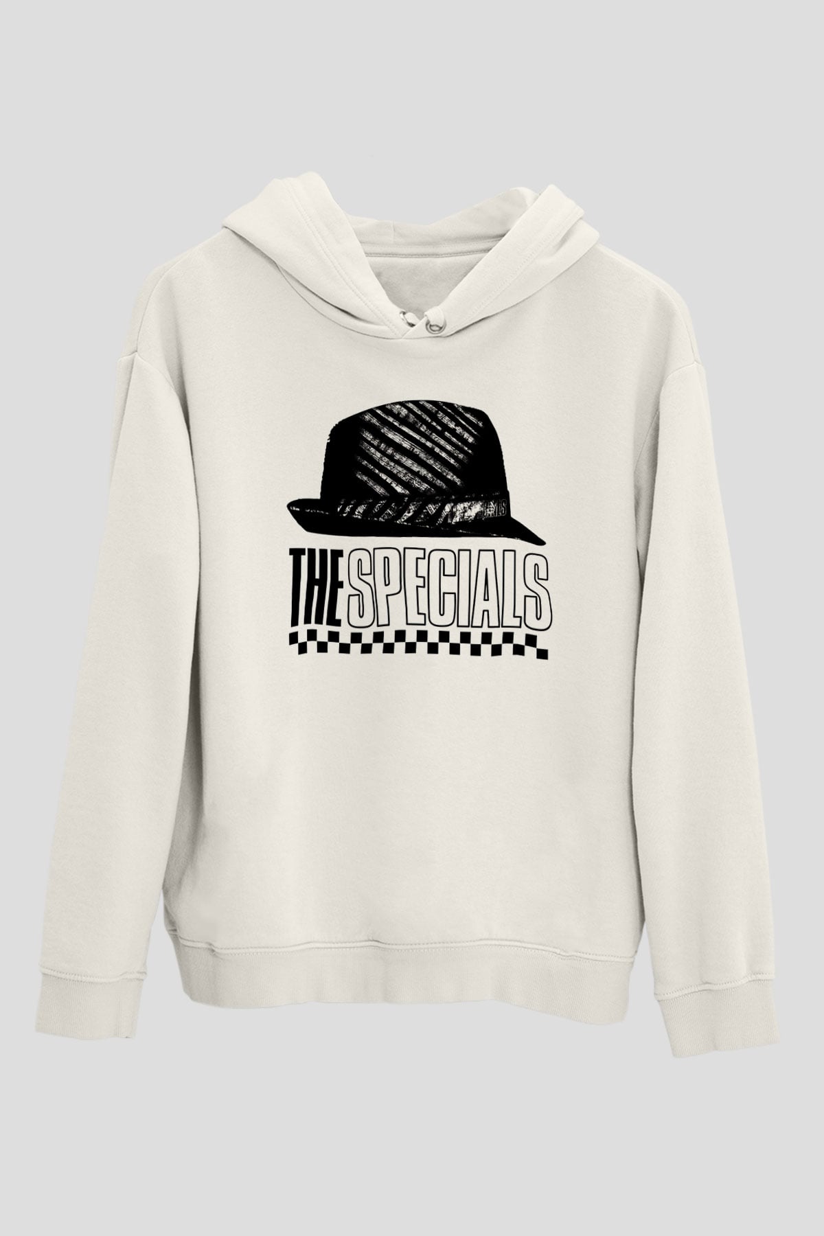 The Specials Beyaz Unisex Kapşonlu Sweatshirt