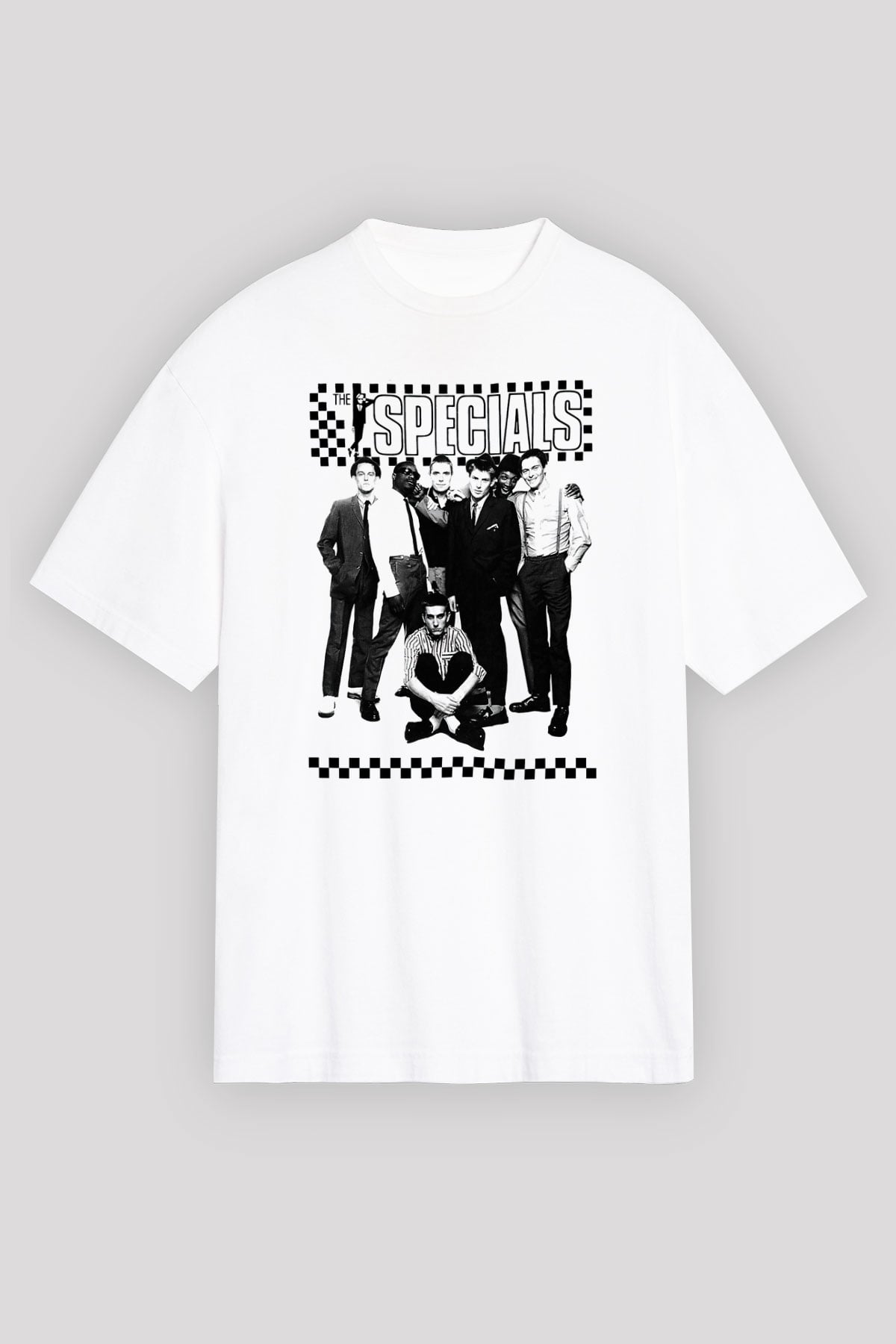 The Specials Beyaz Unisex Oversize Tişört T-Shirt