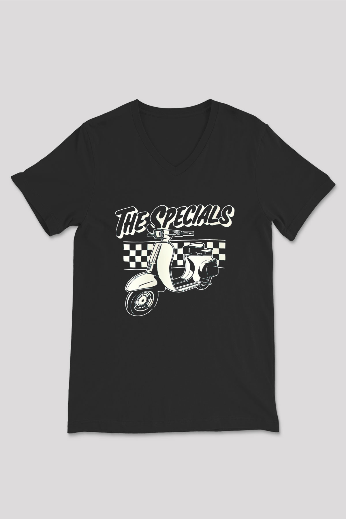 The Specials Siyah Unisex V Yaka Tişört T-Shirt