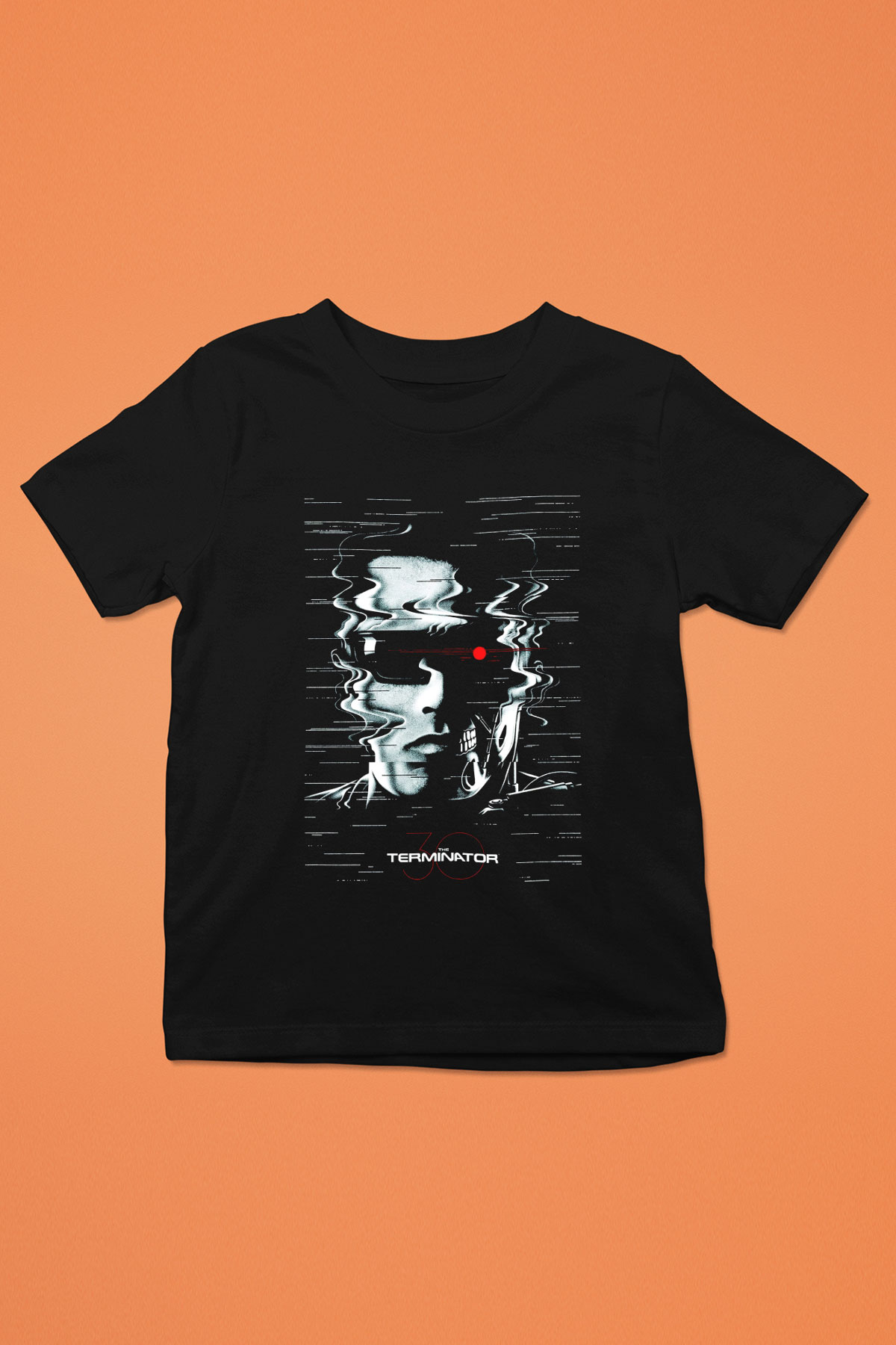 The Terminator Baskılı Siyah Unisex Çocuk Tişört