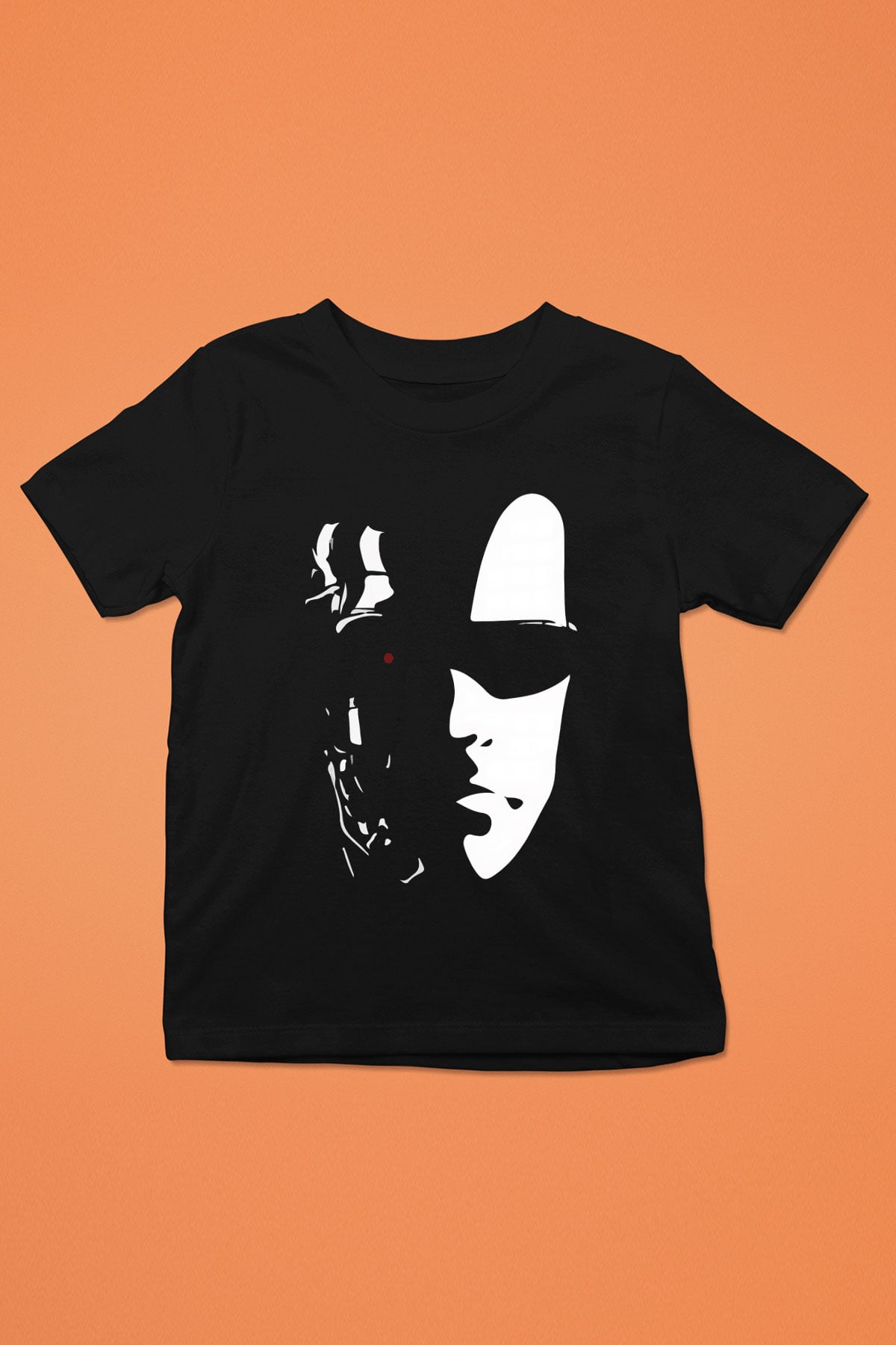The Terminator Baskılı Siyah Unisex Çocuk Tişört