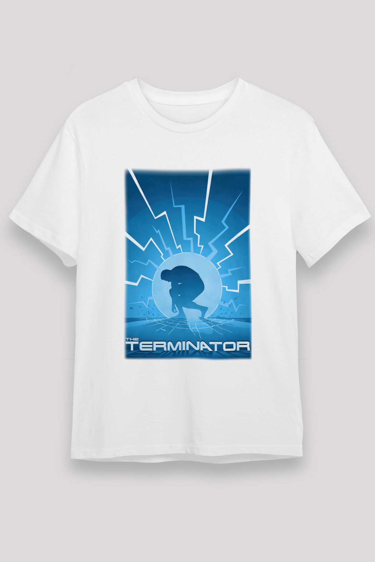 The Terminator Beyaz Unisex Tişört T-Shirt