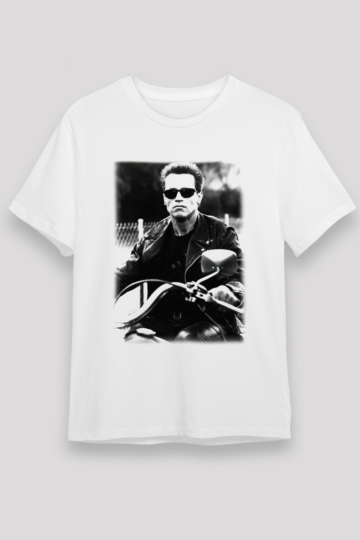 The Terminator Beyaz Unisex Tişört T-Shirt
