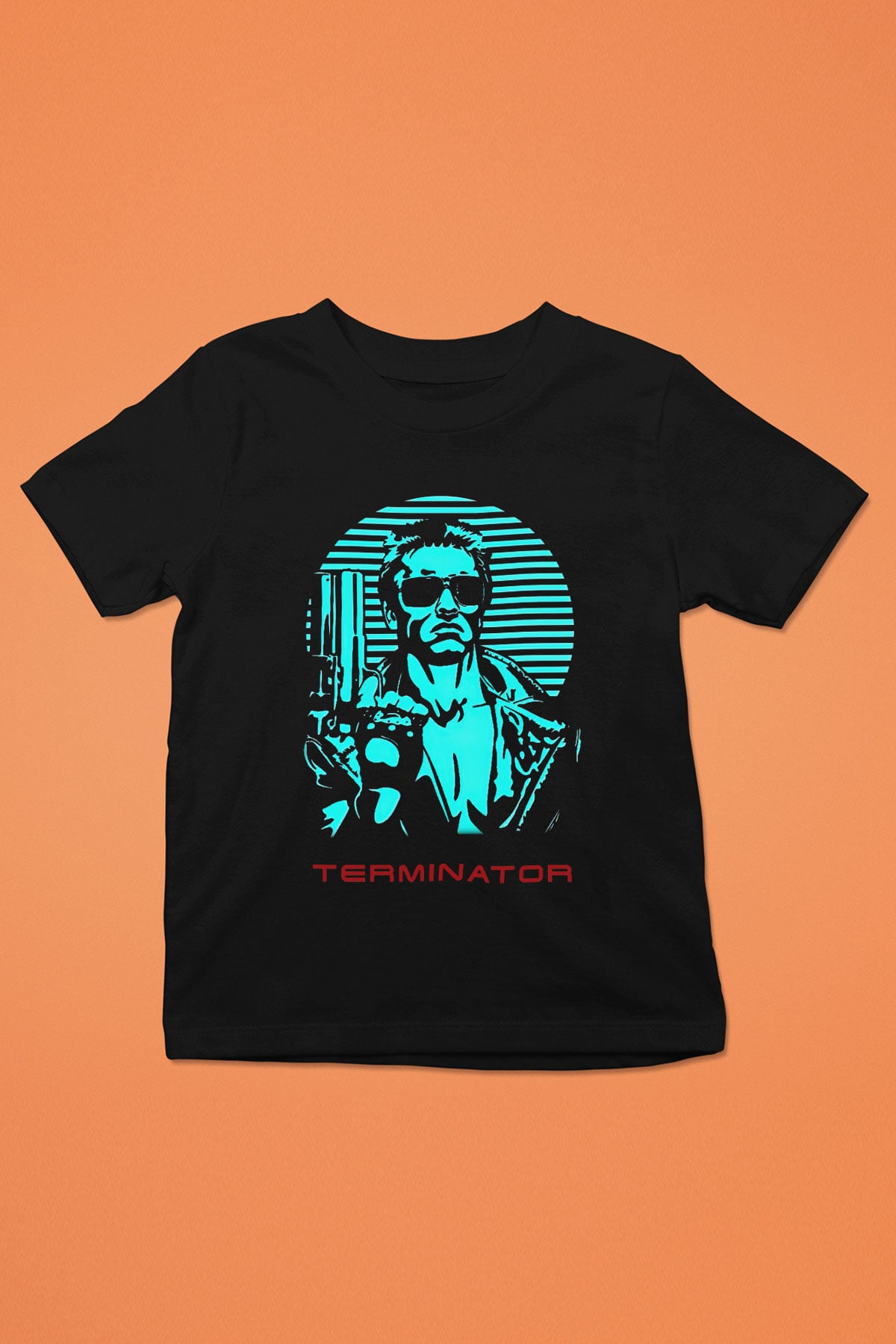 The Terminator Siyah Unisex Çocuk Tişört