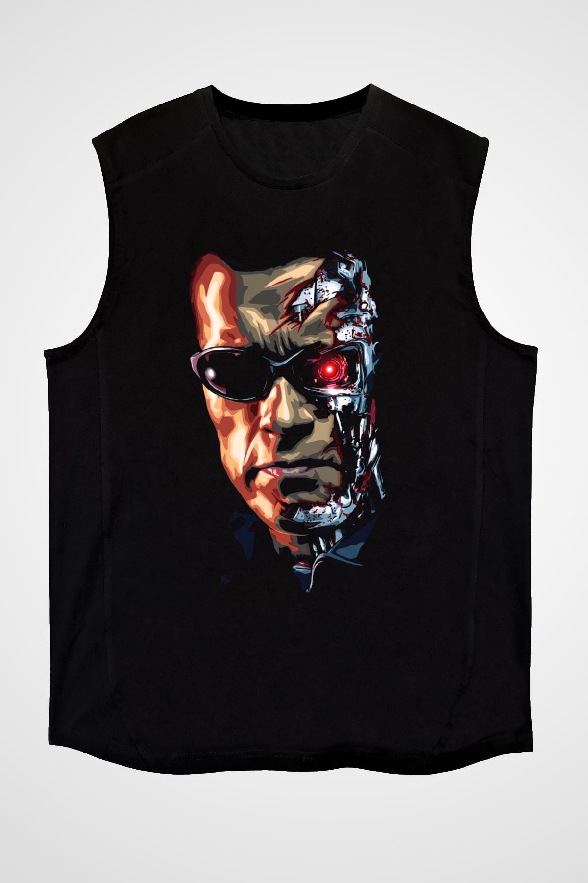 The Terminator Siyah Unisex Kolsuz Tişört