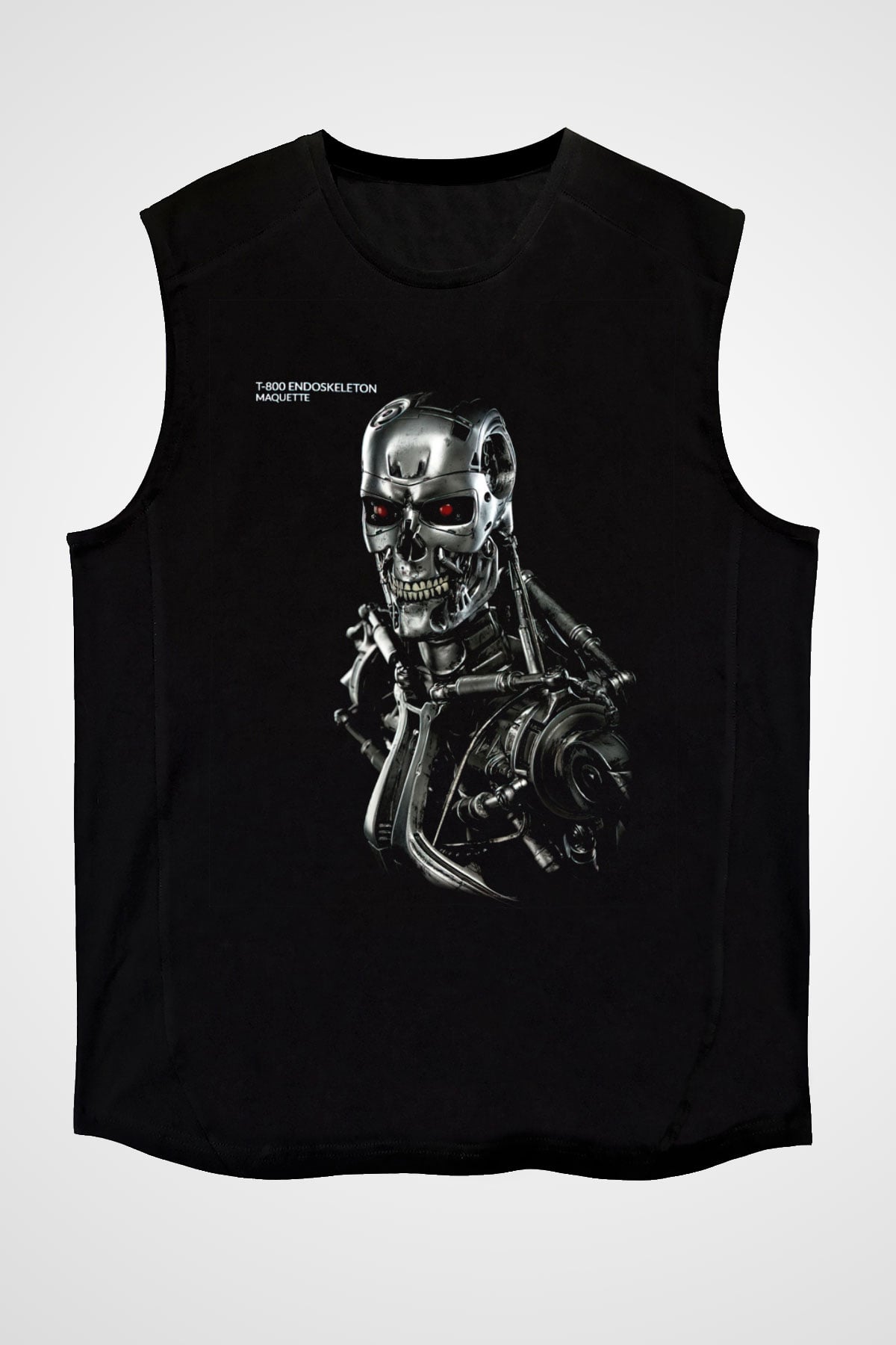 The Terminator Siyah Unisex Kolsuz Tişört