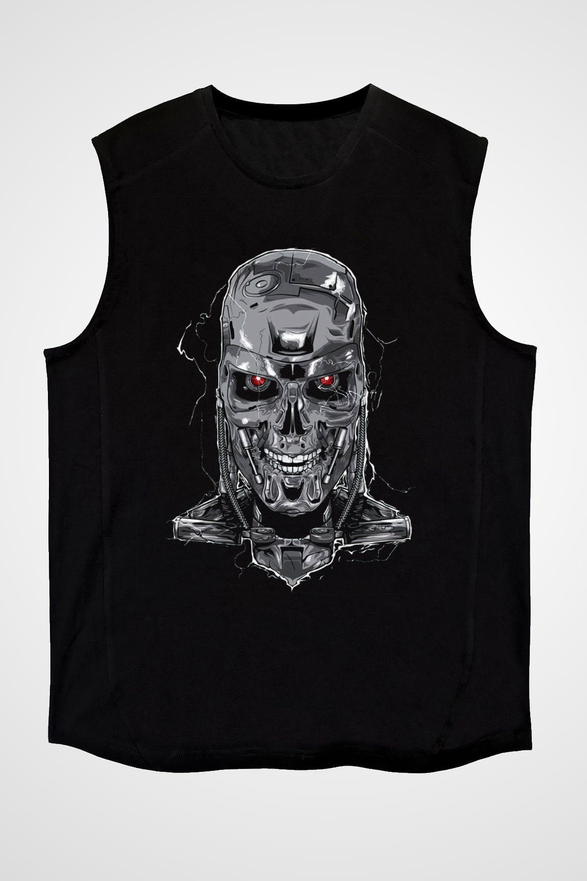 The Terminator Siyah Unisex Kolsuz Tişört