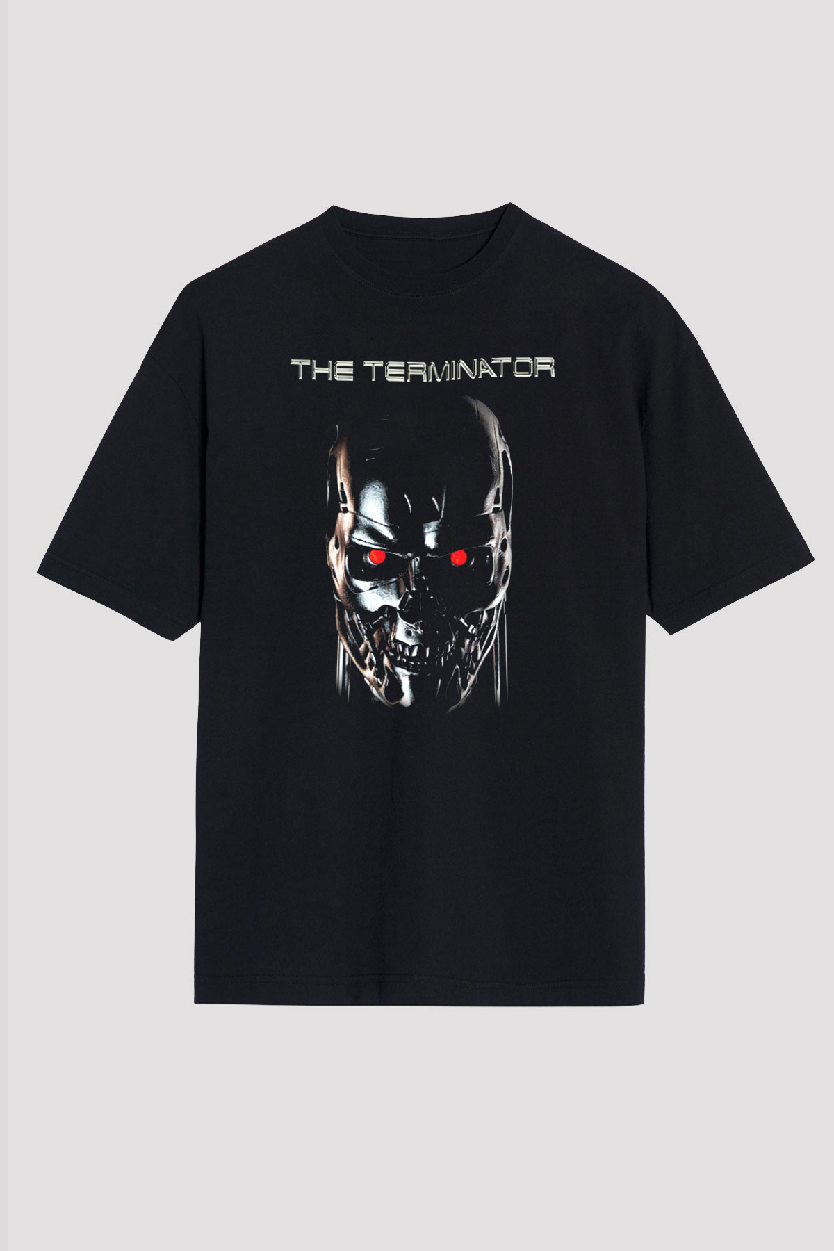 The Terminator Siyah Unisex Oversize Tişört T-Shirt