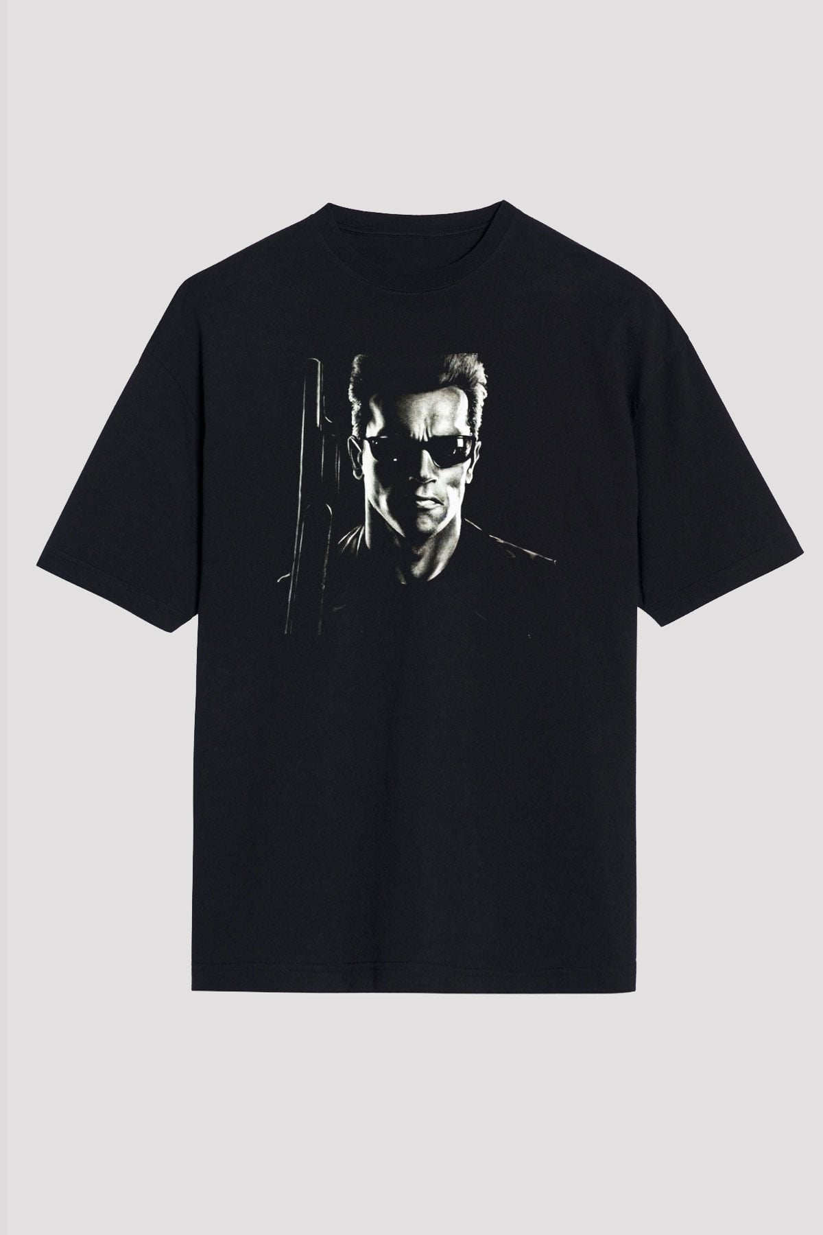 The Terminator Siyah Unisex Oversize Tişört T-Shirt
