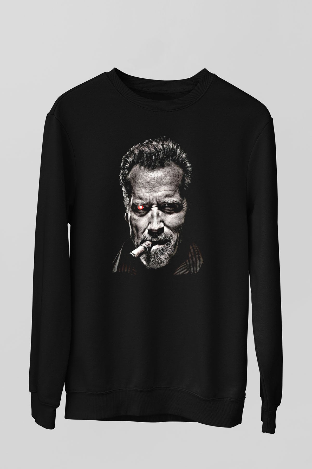 The Terminator Siyah Unisex Sweatshirt