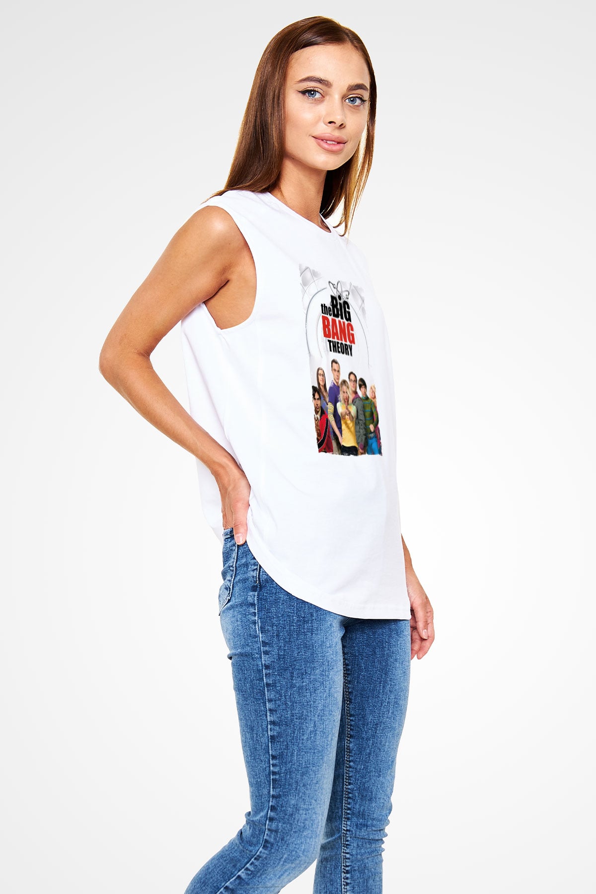 The Vampire Diaries Beyaz Unisex Kolsuz Tişört