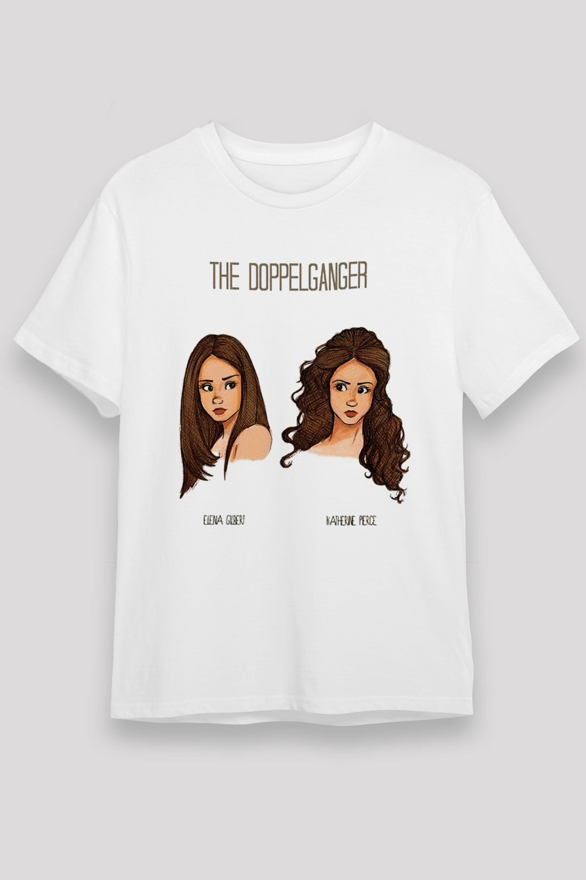 The Vampire Diaries Beyaz Unisex Tişört T-Shirt