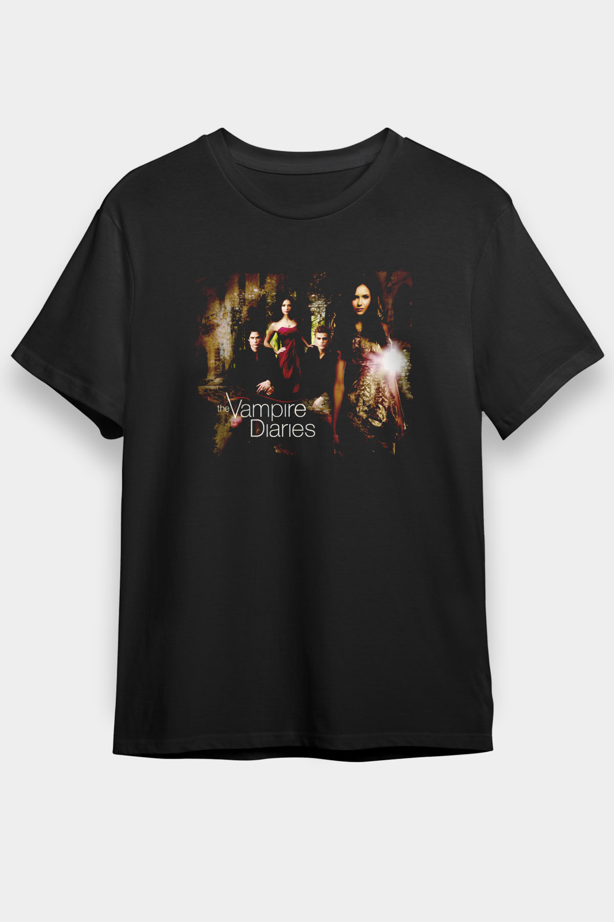 The Vampire Diaries Siyah Unisex Tişört T-Shirt