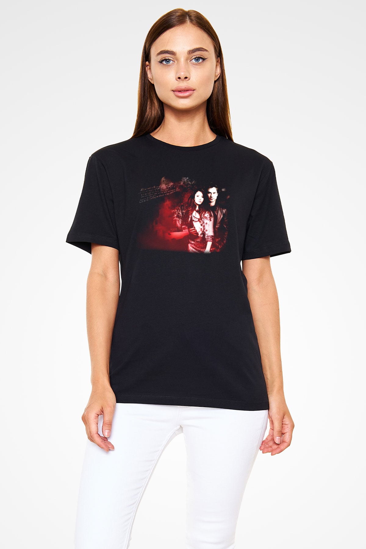 The Vampire Diaries Siyah Unisex Tişört T-Shirt