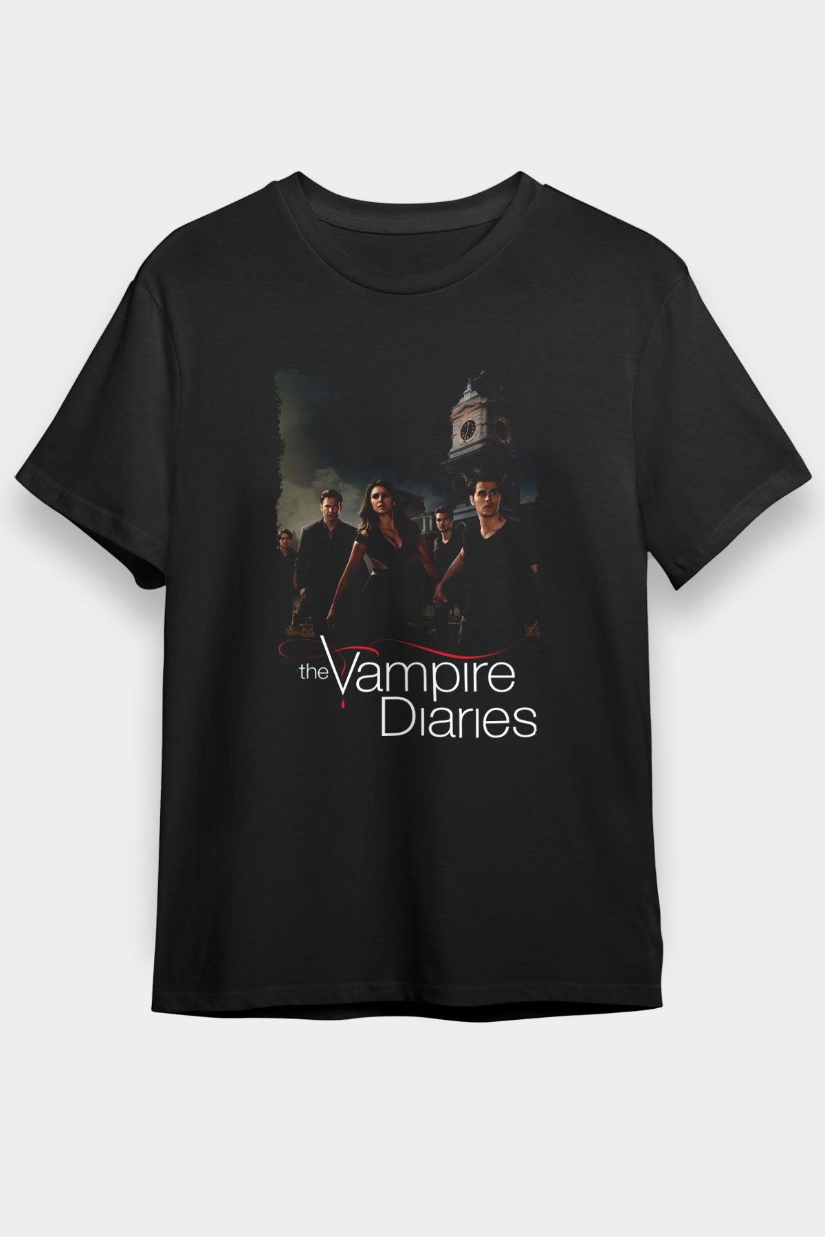 The Vampire Diaries Siyah Unisex Tişört T-Shirt