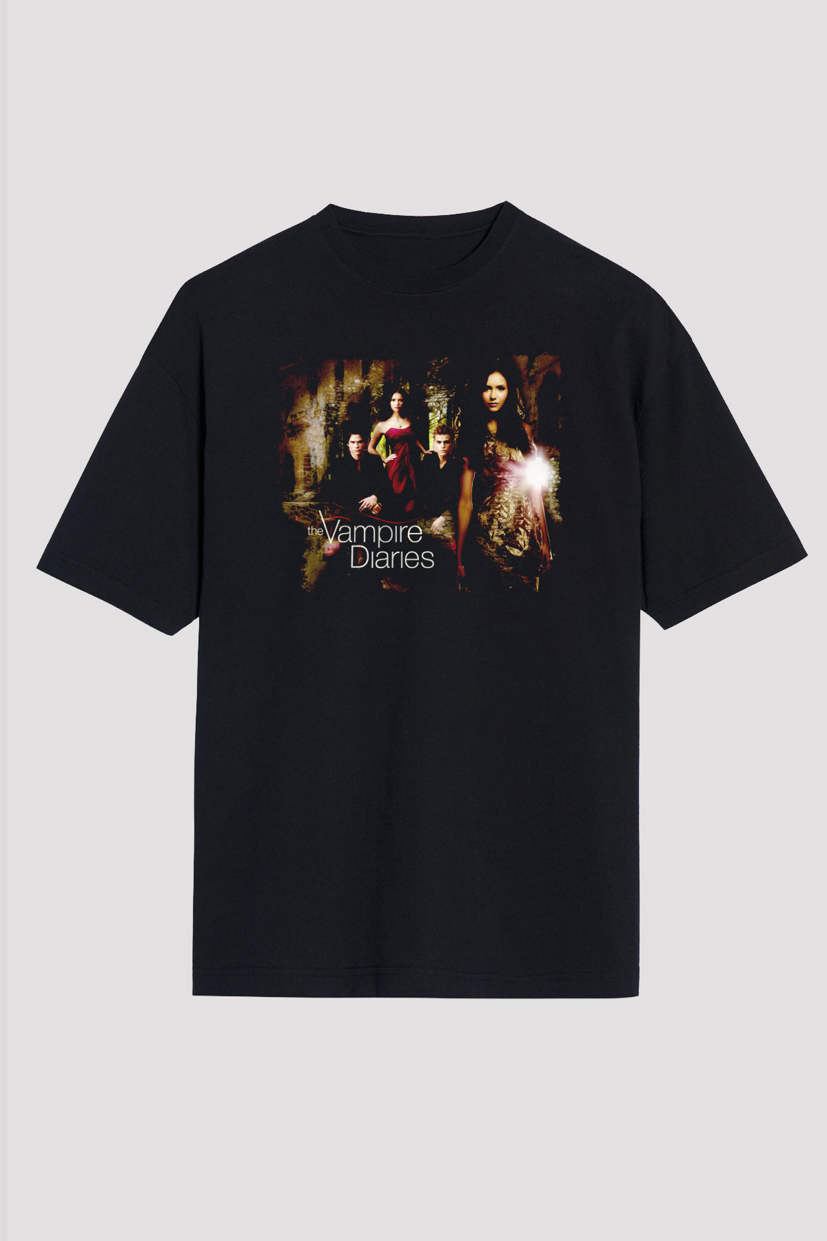 The Vampire Diaries Siyah Unisex Tişört T-Shirt