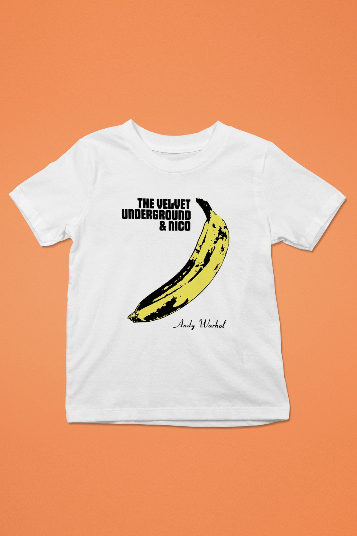 The Velvet Underground Baskılı Beyaz Unisex Çocuk Tişört