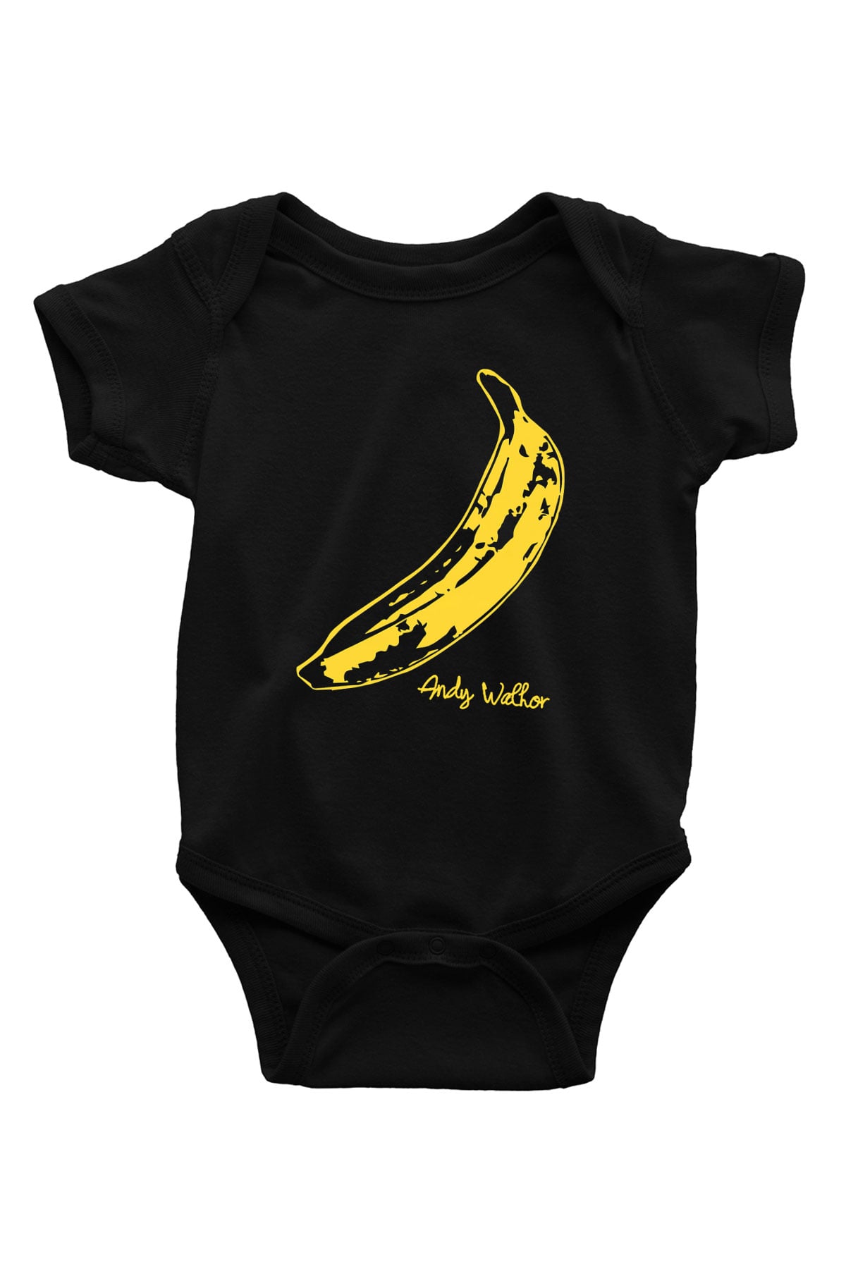The Velvet Underground Baskılı Siyah Bebek Body - Zıbın