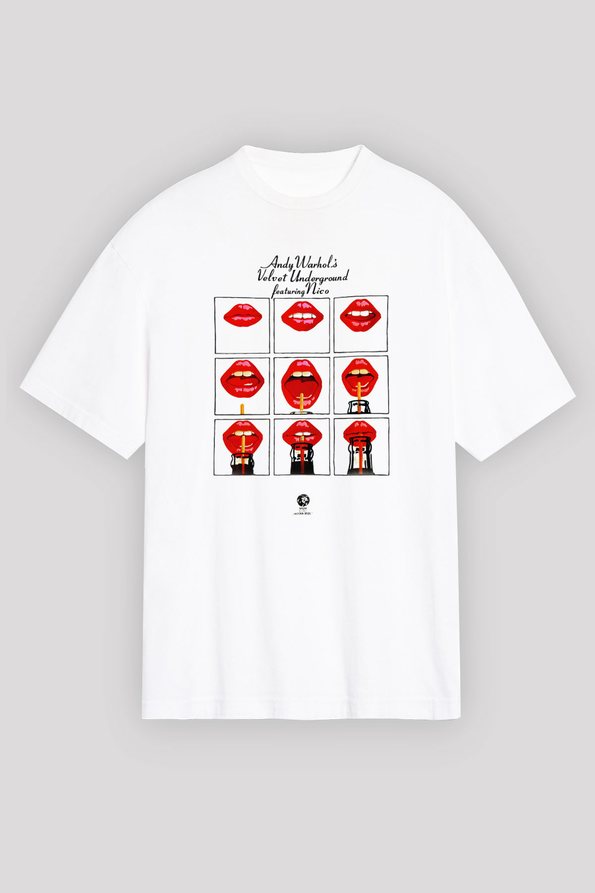 The Velvet Underground Beyaz Unisex Oversize Tişört T-Shirt