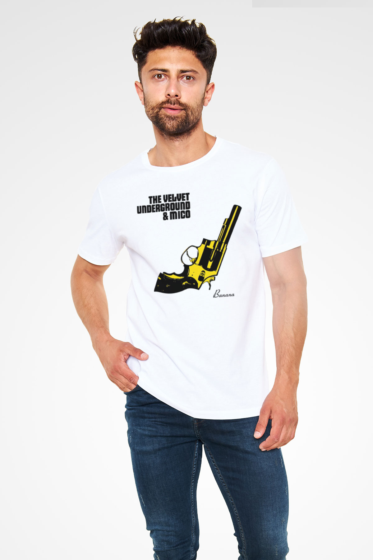 The Velvet Underground Beyaz Unisex Tişört T-Shirt - TişörtFabrikası