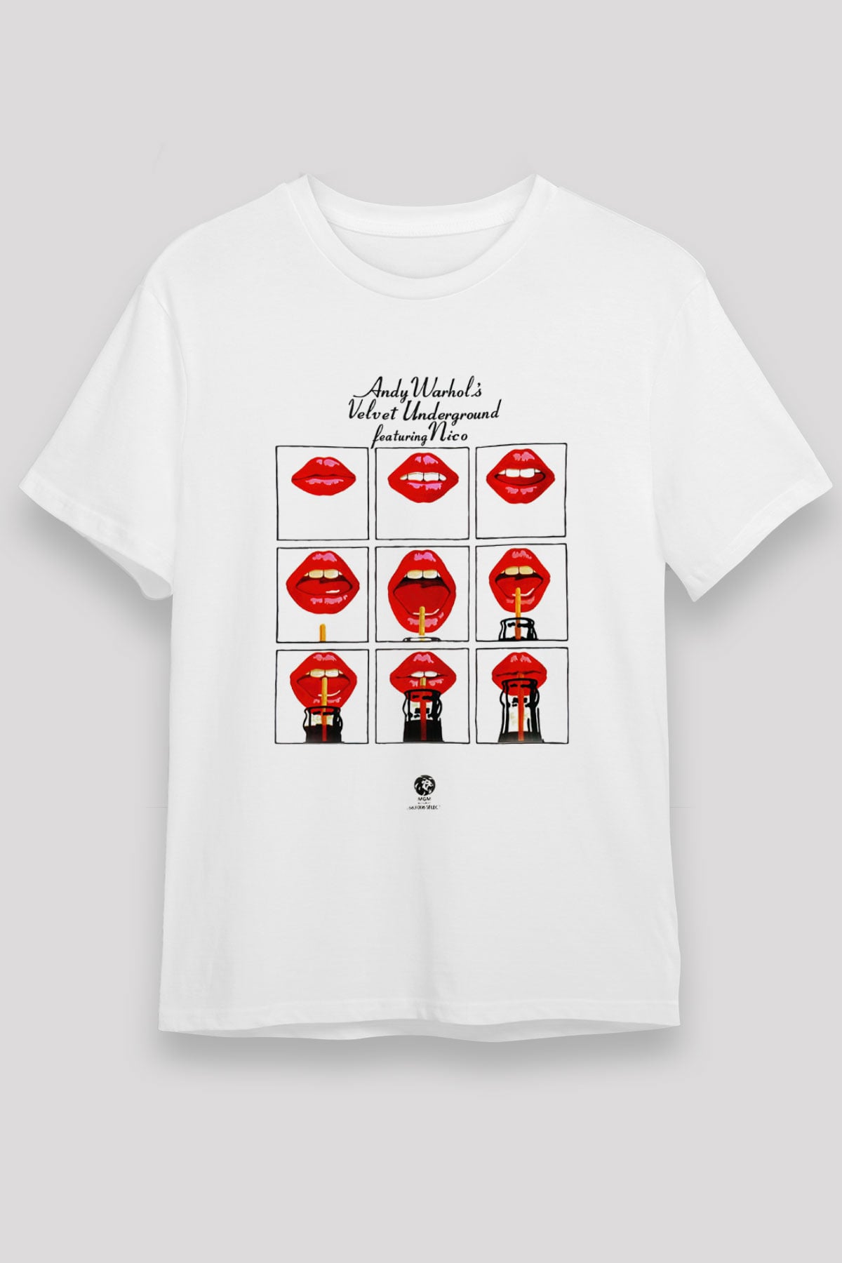 The Velvet Underground Beyaz Unisex Tişört T-Shirt - TişörtFabrikası