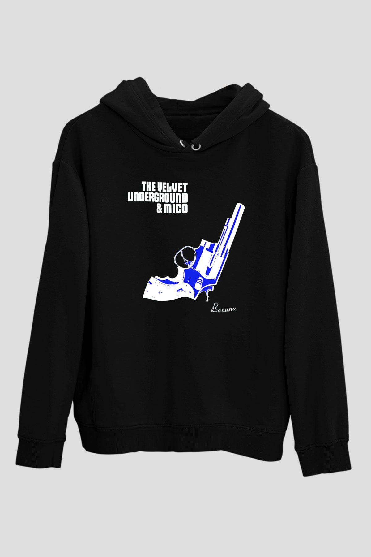 The Velvet Underground Siyah Unisex Hoodie