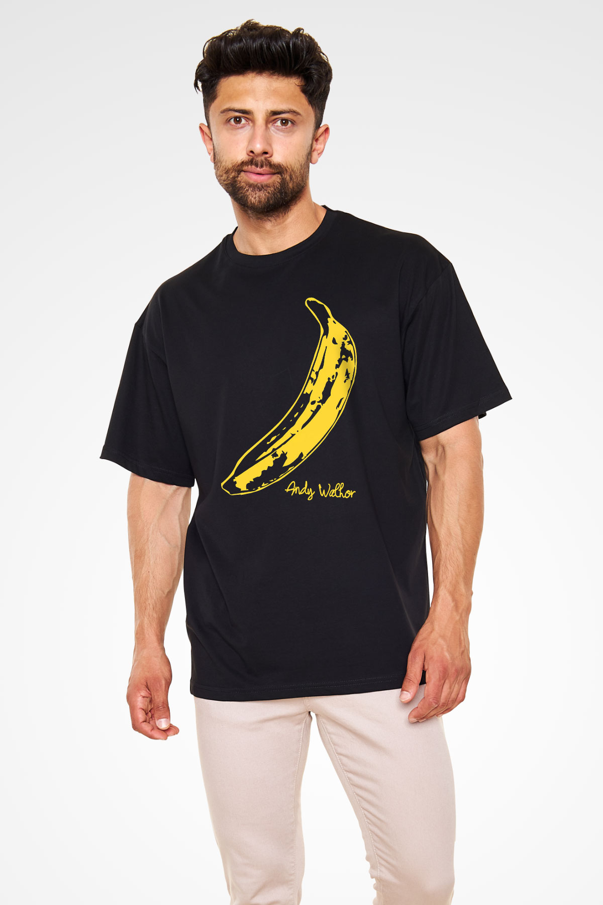 The Velvet Underground Siyah Unisex Oversize Tişört T-Shirt