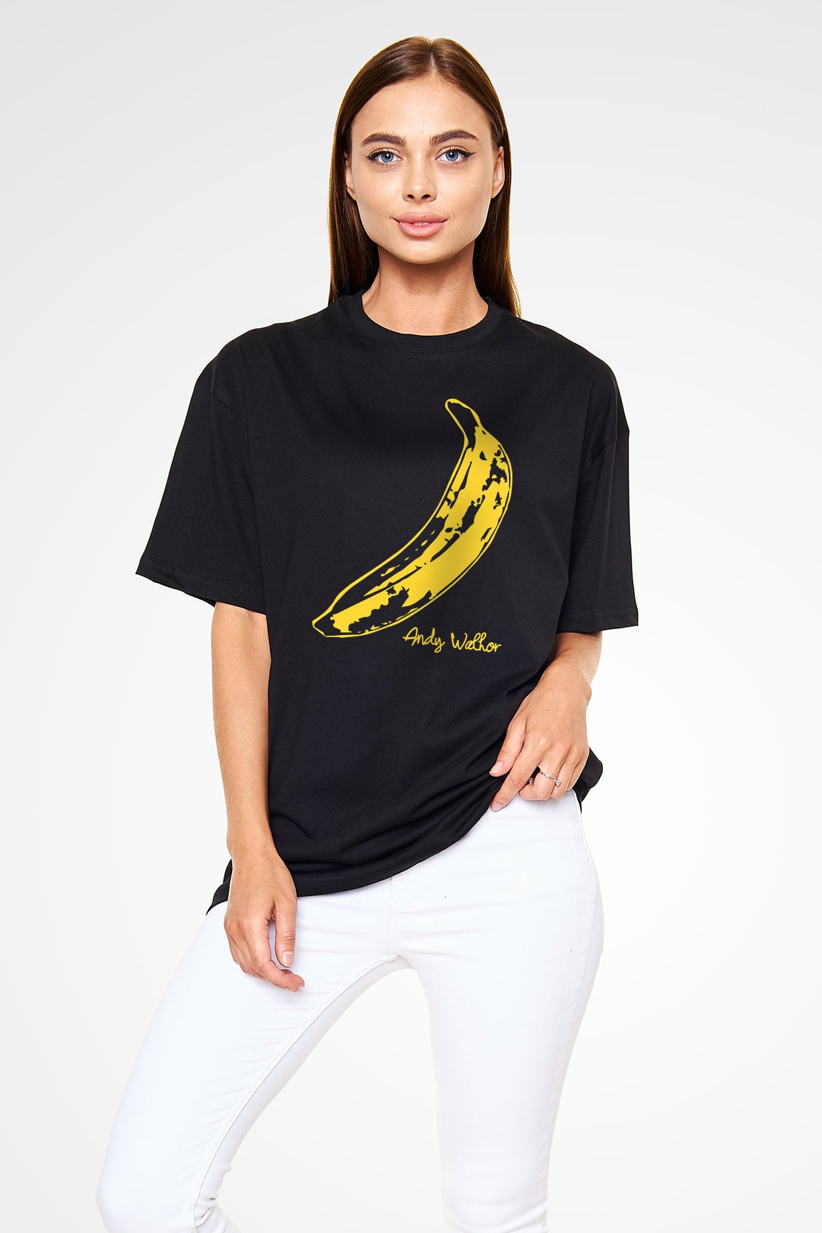 The Velvet Underground Siyah Unisex Oversize Tişört T-Shirt