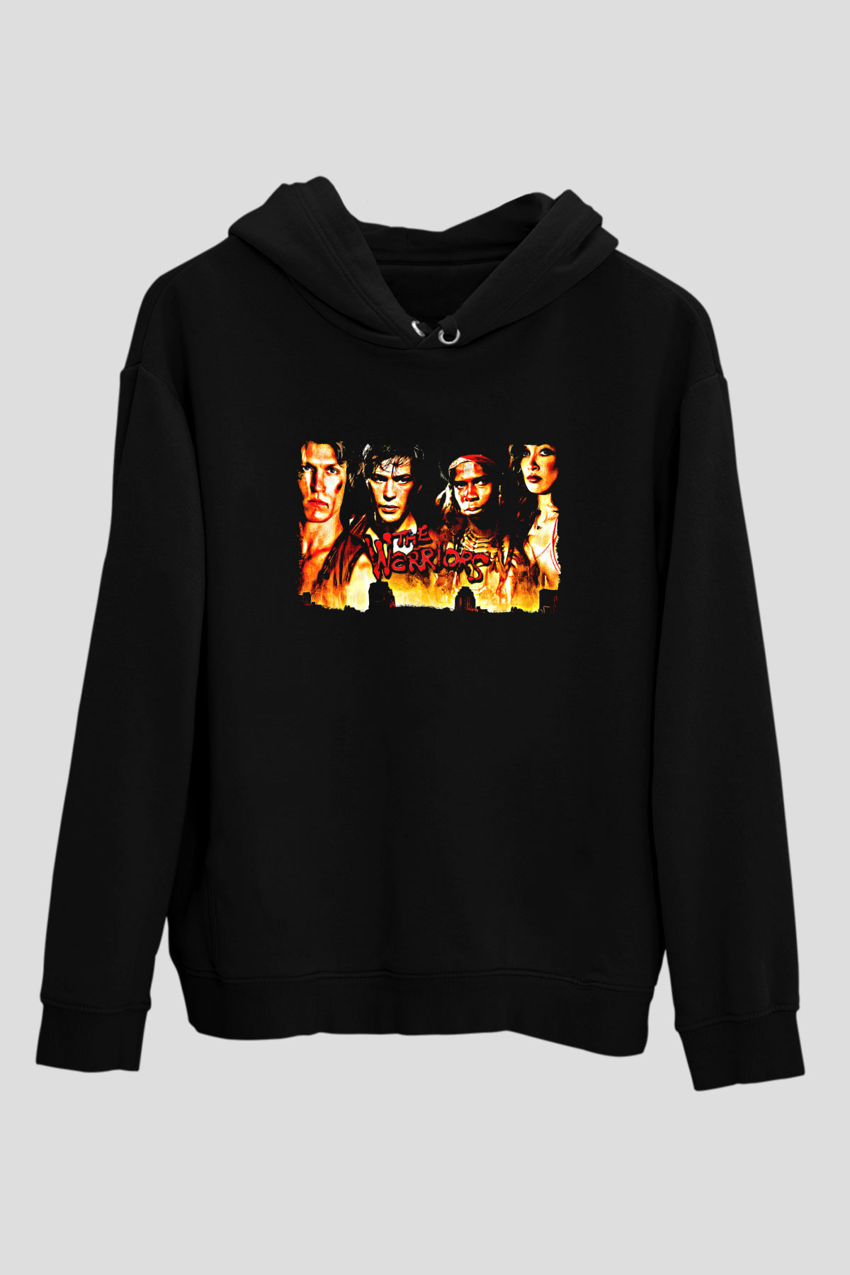 The Warriors Siyah Unisex Hoodie