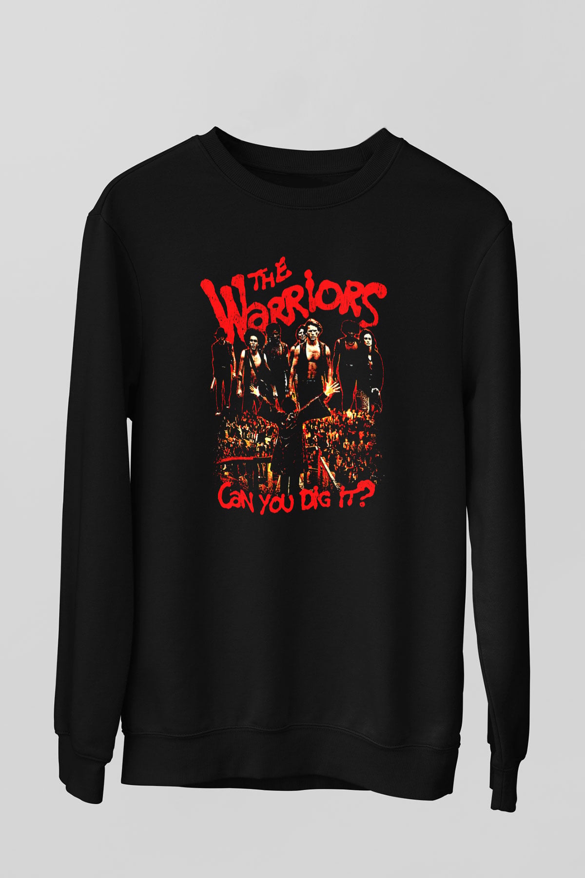 The Warriors Siyah Unisex  Sweatshirt