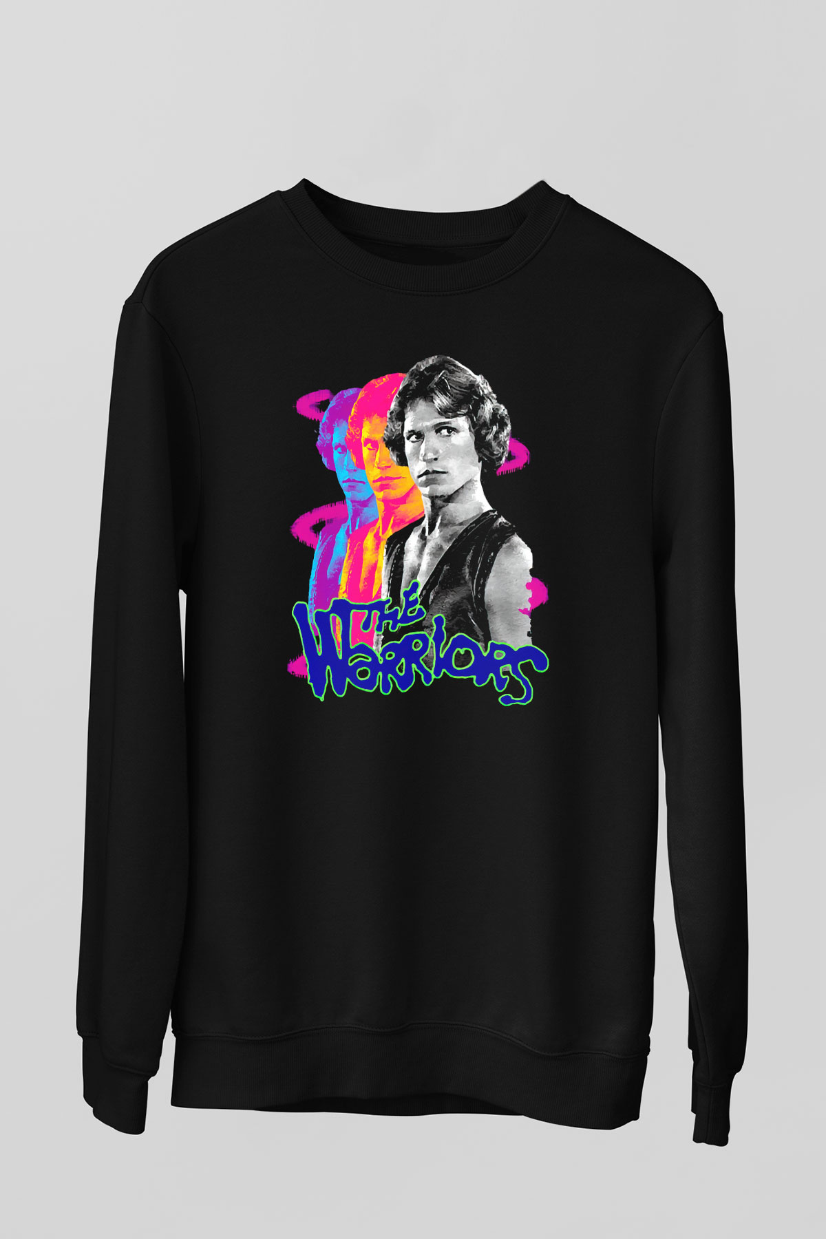 The Warriors Siyah Unisex  Sweatshirt