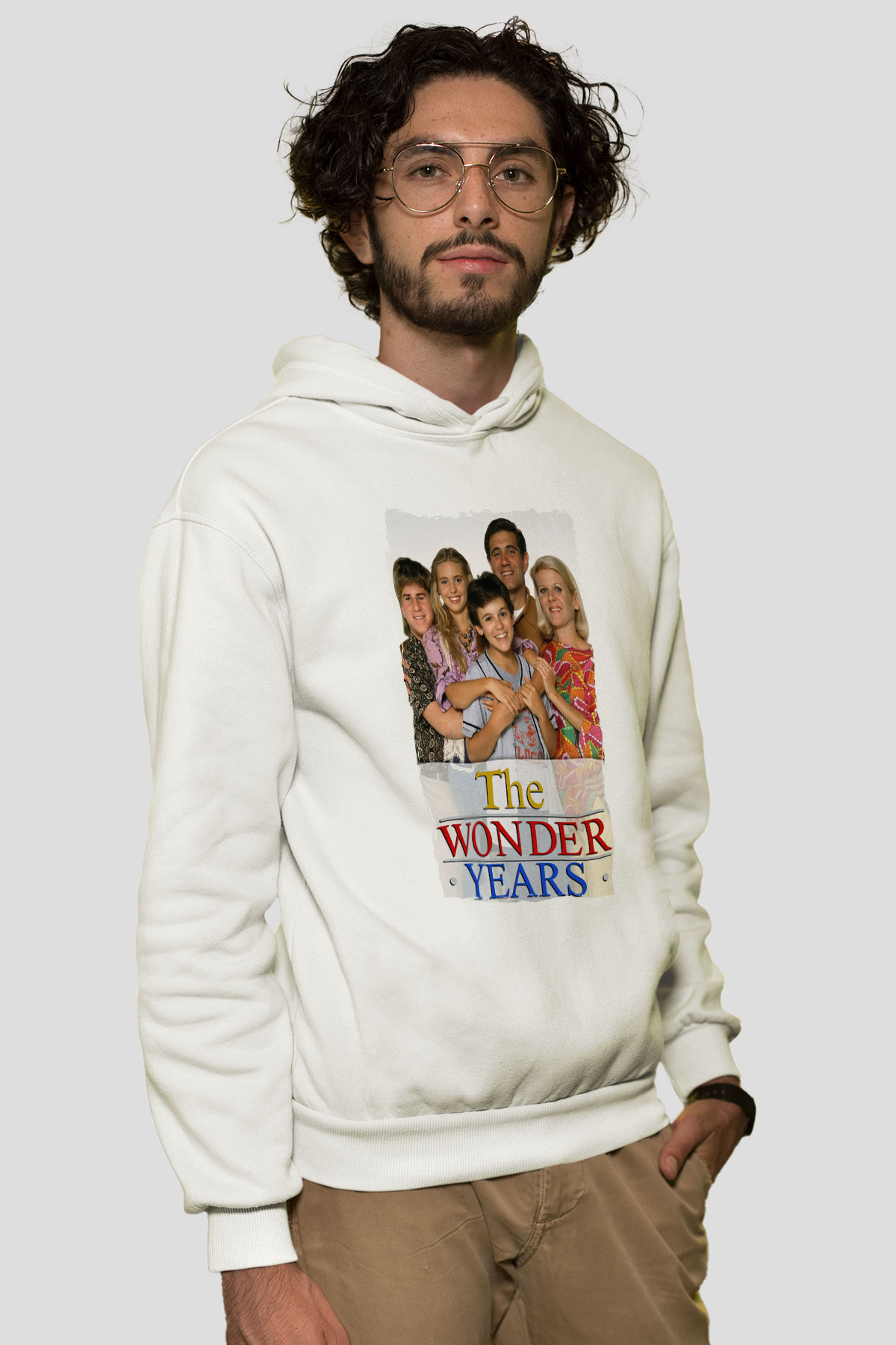 The Wonder Years Beyaz Unisex Hoodie