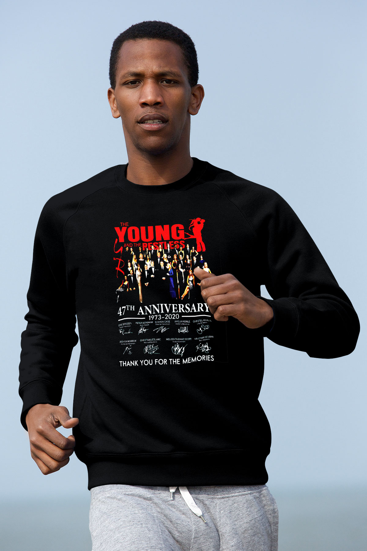 The Young and the Restless Siyah Unisex  Sweatshirt