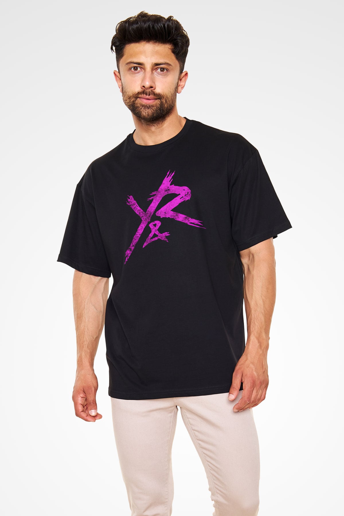 The Young and the Restless Siyah Unisex Oversize Tişört