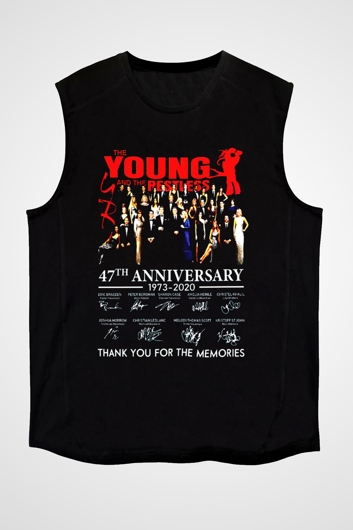 The Young and the Restless Siyah Unisex  Kolsuz Tişört