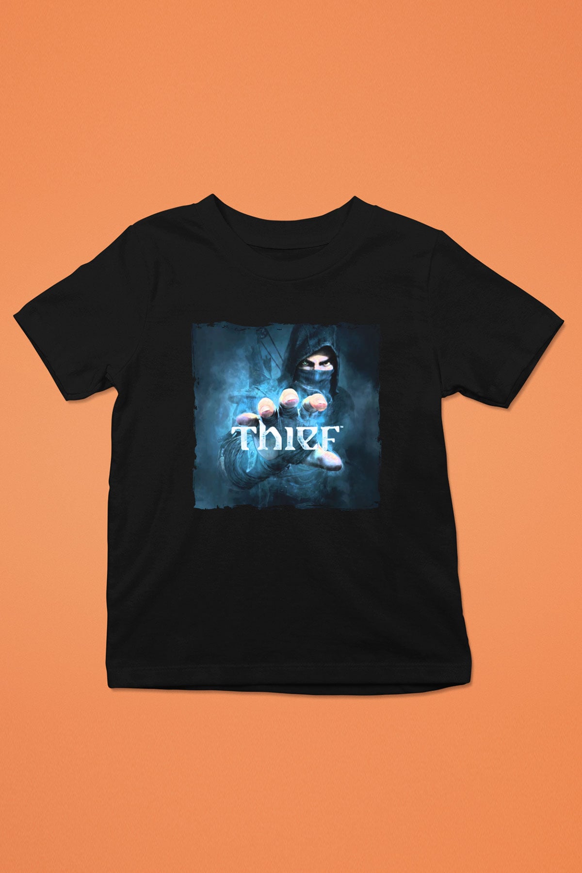 Thief Siyah Unisex Çocuk Tişört
