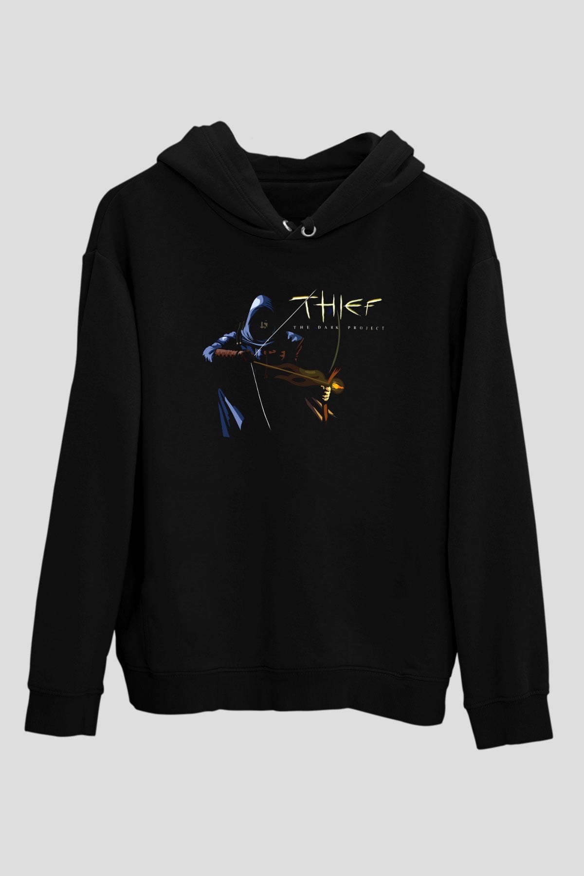 Thief Siyah Unisex Hoodie