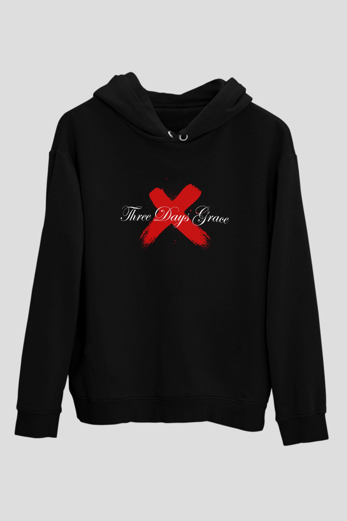 Three Days Grace Siyah Unisex Hoodie