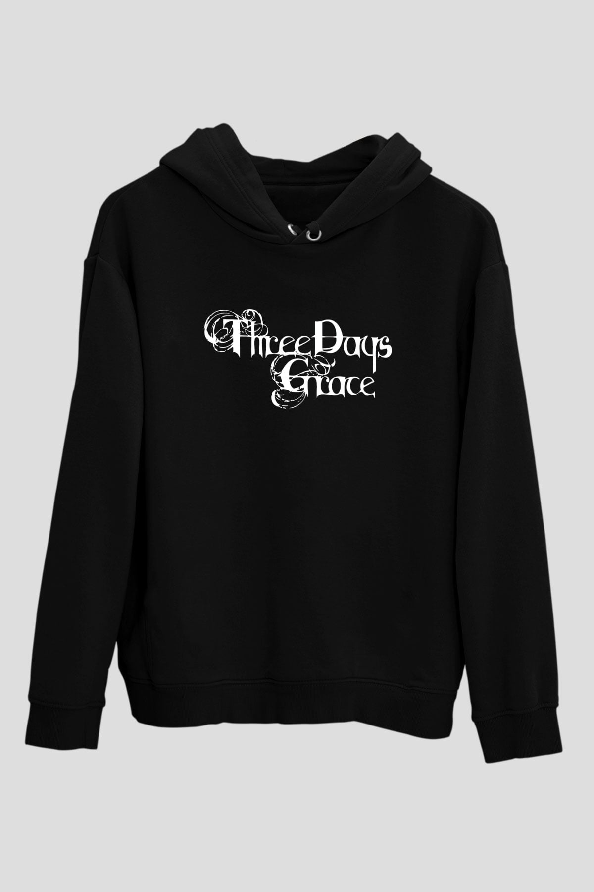 Three Days Grace Siyah Unisex Hoodie