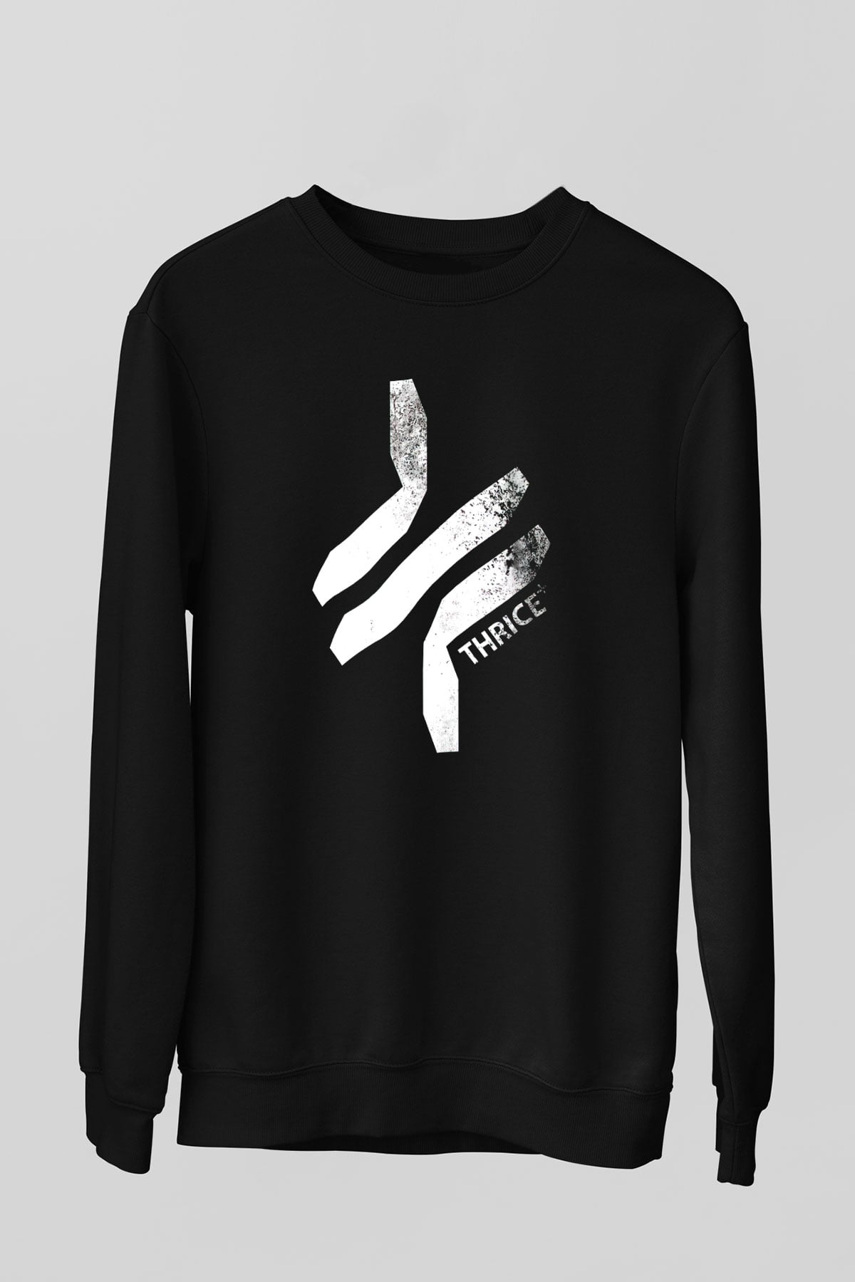 Thrice Siyah Unisex Sweatshirt