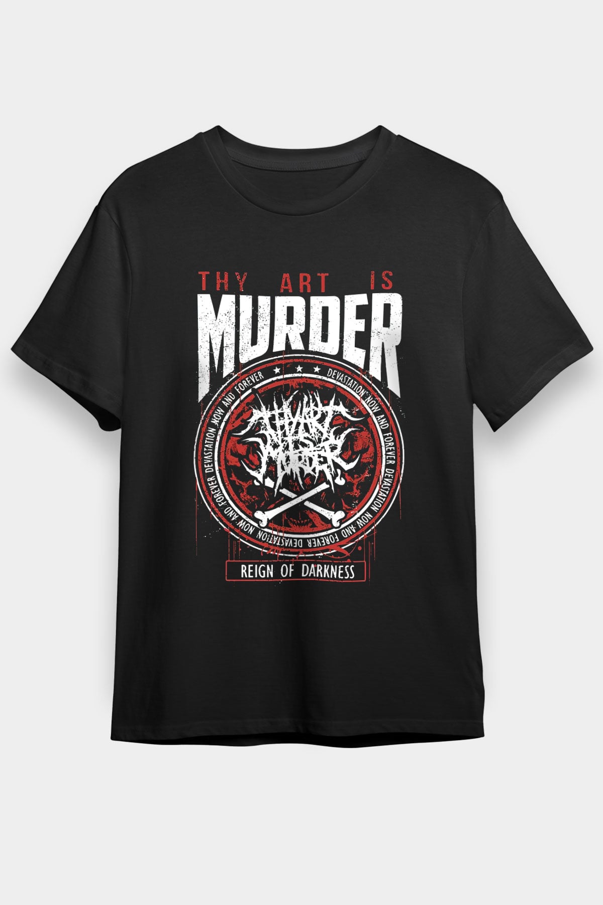 Thy Art Is Murder Siyah Unisex Tişört T-Shirt - TişörtFabrikası