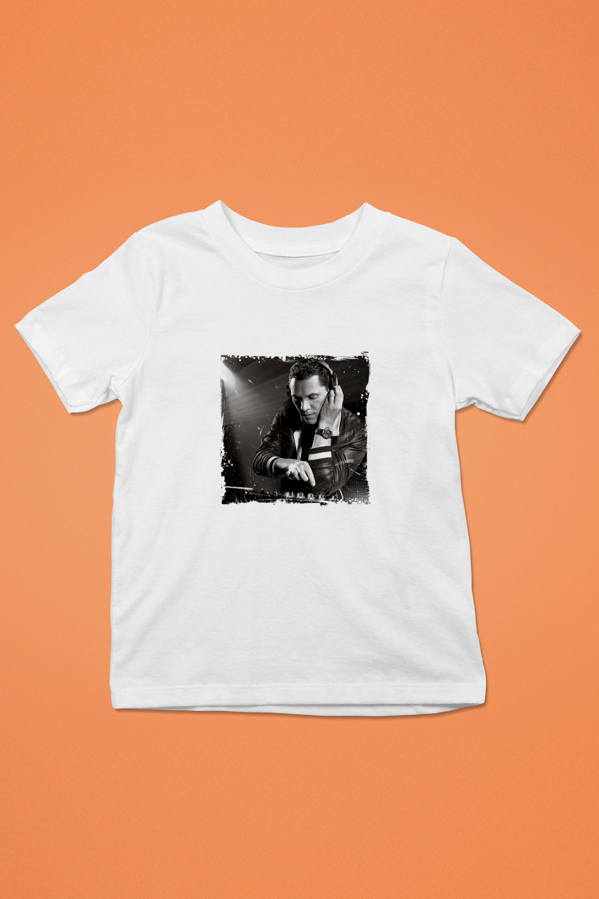 Tiesto Baskılı Beyaz Çocuk Tişört