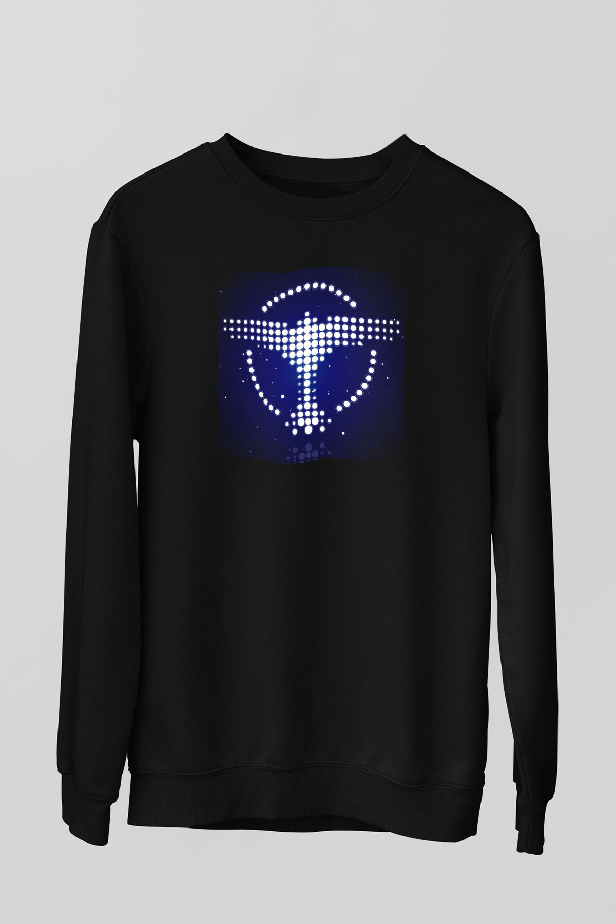 Tiesto Siyah Unisex Sweatshirt