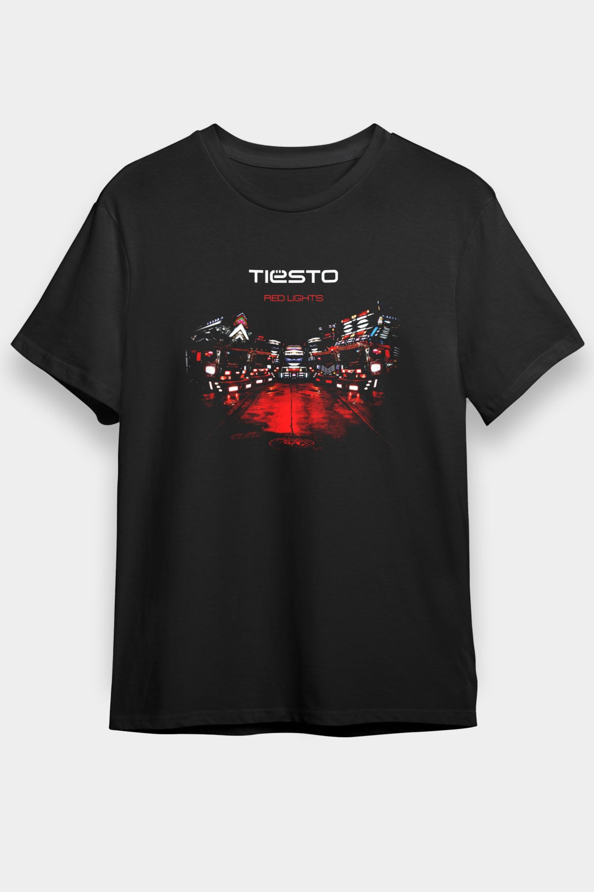 Tiesto Siyah Unisex Tişört T-Shirt - TişörtFabrikası