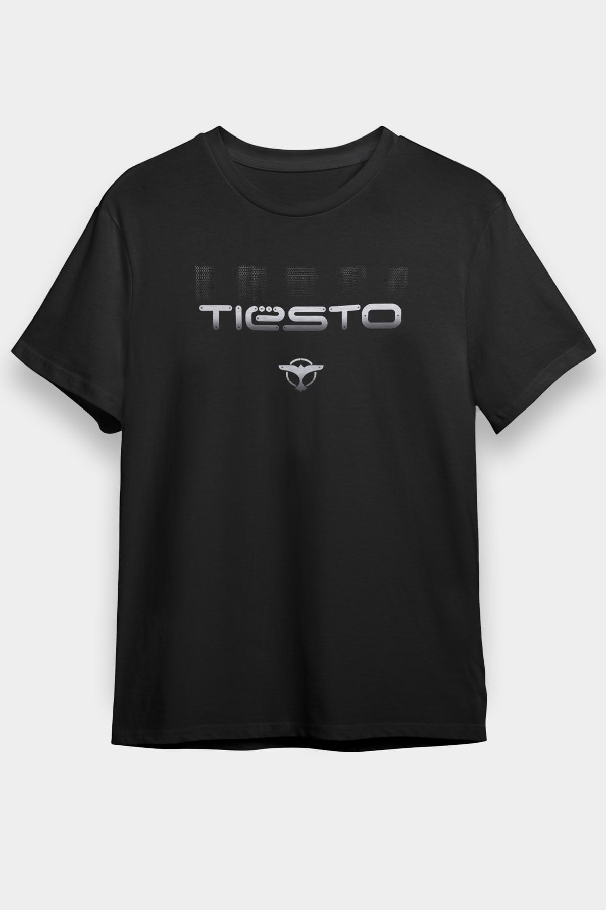 Tiesto Siyah Unisex Tişört T-Shirt - TişörtFabrikası