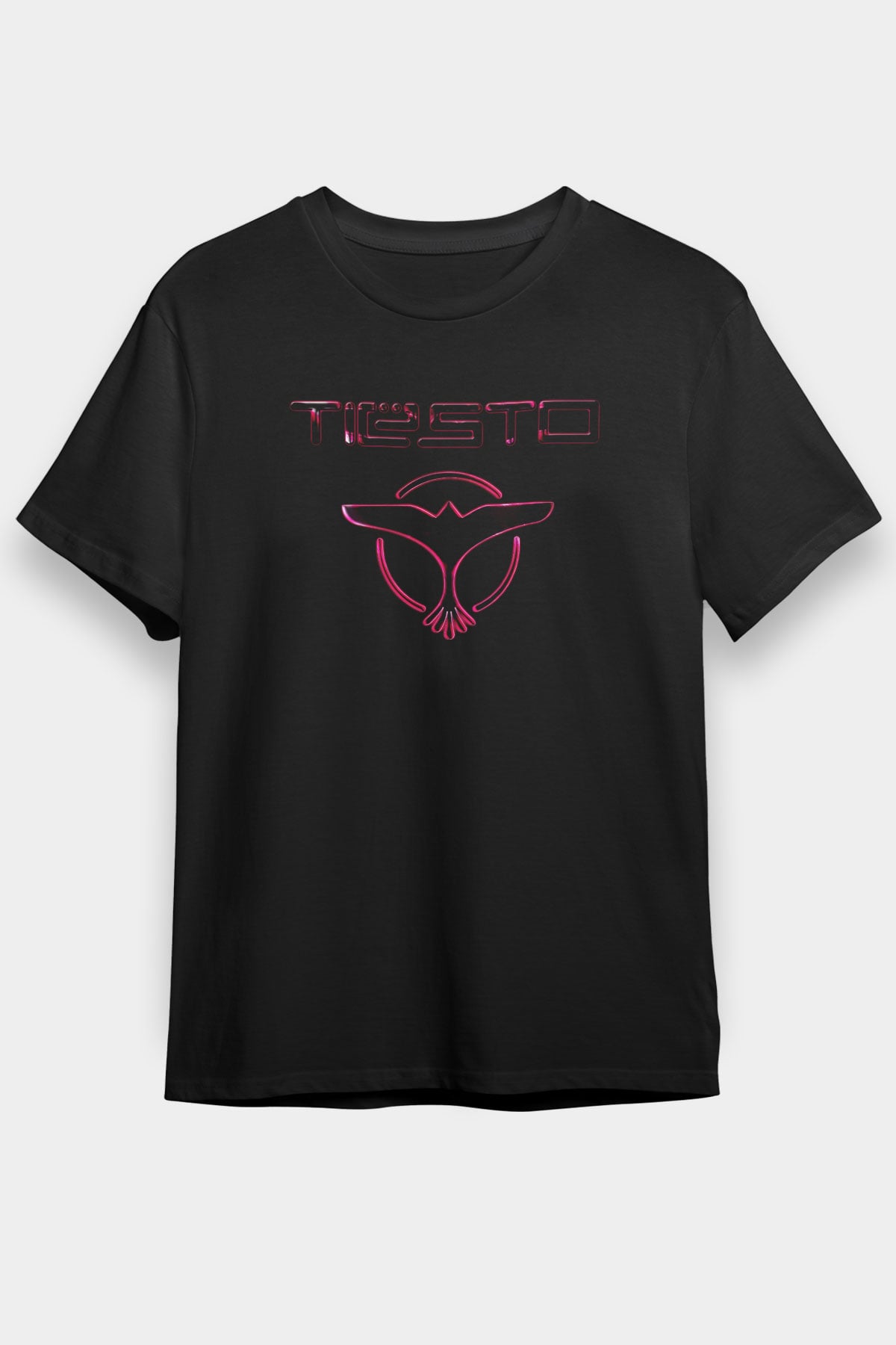 Tiesto Siyah Unisex Tişört T-Shirt - TişörtFabrikası