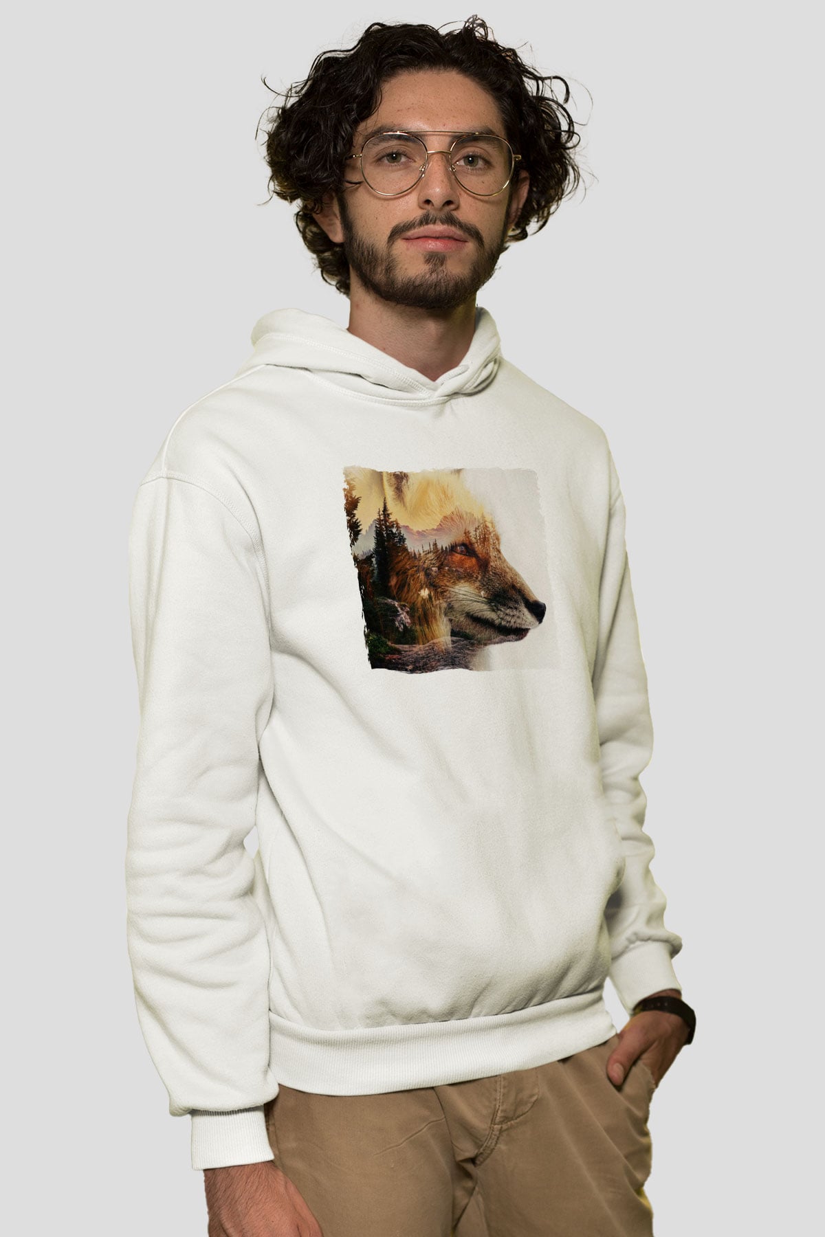 TilkiBeyaz  Unisex Hoodie
