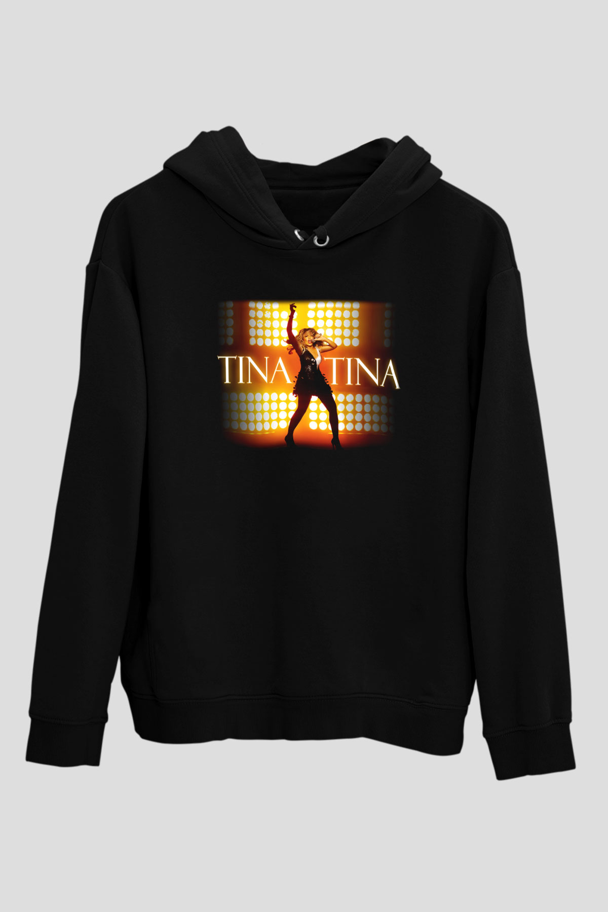 Tina Turner Siyah Unisex Hoodie