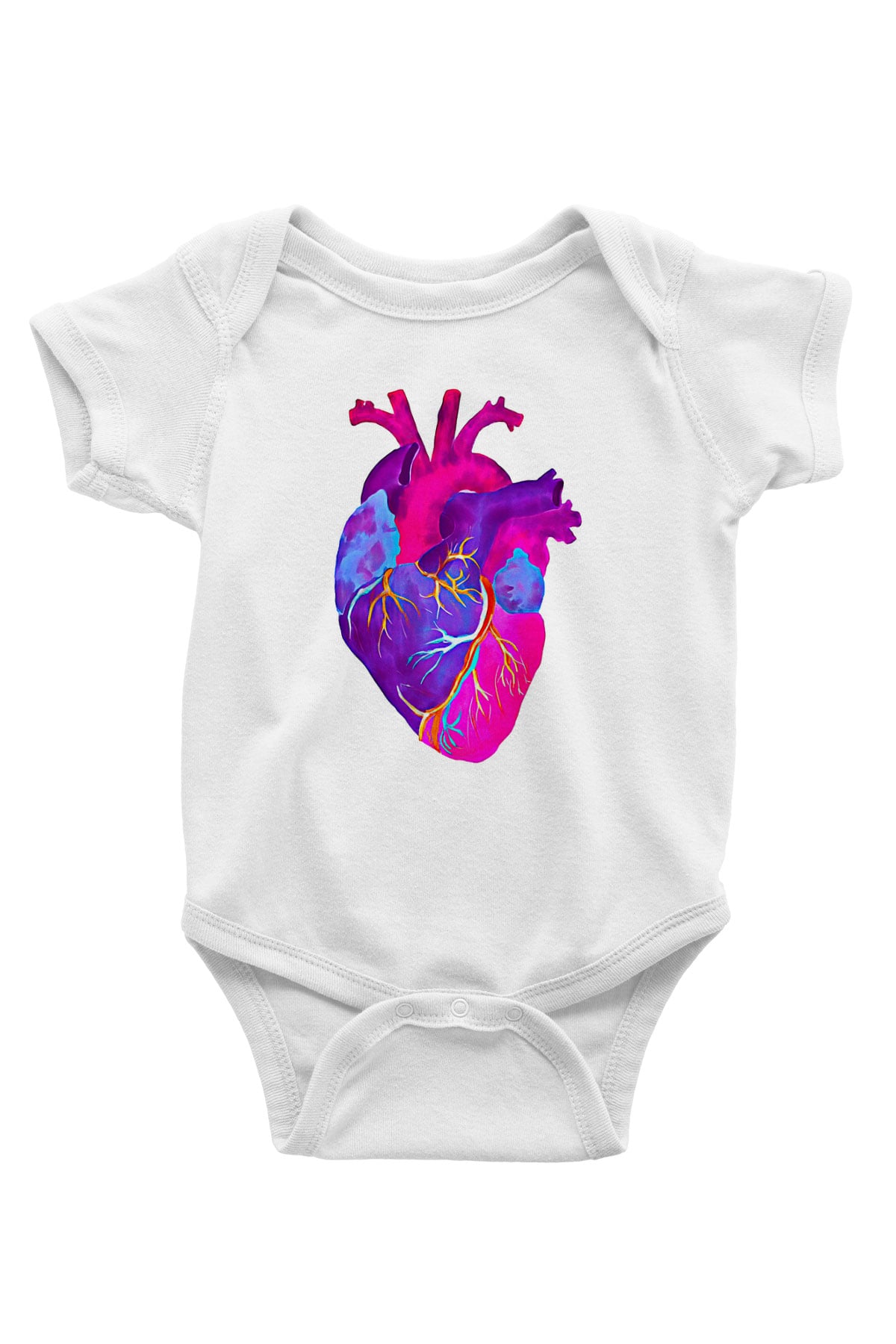 Tıp Bayramı Baskılı Beyaz Unisex Bebek Body - Zıbın