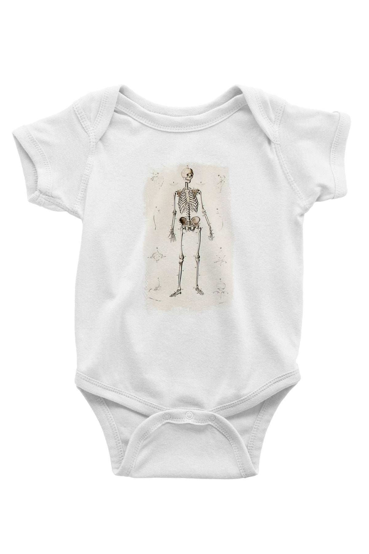 Tıp Bayramı Baskılı Beyaz Unisex Bebek Body - Zıbın